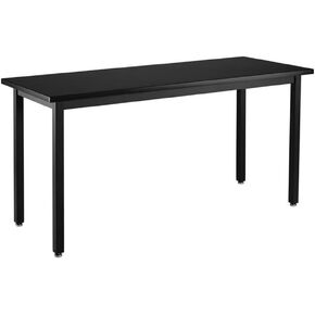 المقاعد العامة الوطنية NPS SLT 7 Series 24x60 Metal Science Lab Table With Chem-Res Top in Black