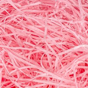Sukh Easter Grass Paperdded Paper - Biodechgedable Raffia Paper Paper Shred Filler كما حشو سلة تعبئة Confetti For Big Easter Box Bask Sgenciative Supplies 7oz （Fight Pink）