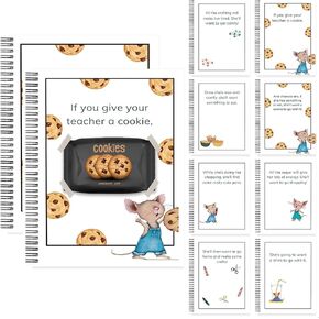 2Pack If You Give Your Teacher a Cookie Book Gifts – A4 Large Teacher Appreciation Gift Book, Unique Thank You Gift for Teachers, Perfect for Teacher's Day, Teacher Appreciation Week, Appreciation Gifts in Saudi Arabia
