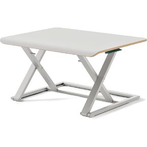 Branch Desk Riser - Sit to Stand Desk Converter with Spring-Assisted Lift - Minimal Open Frame & Wrist-Friendly Edge Design - No Tools Required - Lightweight & Portable - 31" Wide