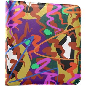 Leather Bound Bi-Directional Album Durable for DIY Scrapbooking Projects