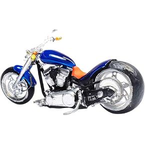 Milageto Resin 1/64 Miniature Motocycle Figurines Garage Scenes Diorama Scene Layout for Layout Building Scene Railroad Scene Diorama Decor, Blue