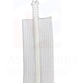 1.25" (32mm) White Drawcord Elastic - US Made 10 Yards