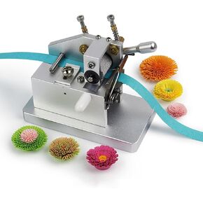 Manual Quilling Fringer Machine, Paper Art Tassel Machine, Handmade Color Paper Cutting Roll Machine with Adjustable Tassel Width, 3D Colorful Paper Tassel Flower Roll for DIY