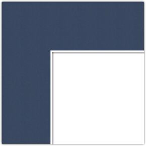 16x20 Deep Blue / Midnight Blue Custom Mat for Picture Frame with 12x16 opening size (Mat Only, Frame NOT Included)