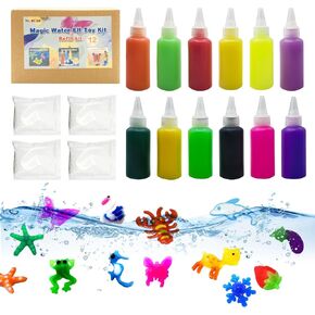 Magic Water Elf Toy Kit Encl ، Aqua Fairy Water Gel Kit Rivill ، Waters Pets ، DIY Squishy Maker Set ، Thaning Mater Toy- Fun Summer DIY Craft ، Higds & Party Favors for Boys & Girls (12 loll)