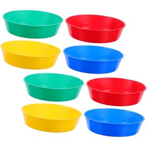 8pcs Plastic Artist Mixing Trays Durable Watercolor Paint for Versatile Art Creations for Students and Professionals