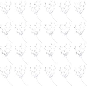 Alpinleux 25 Pcs Acrylic Crystal Flower Branches, Bouquet Accessories, Bead Drop Crystal Flower Stem Branches, Bead String Garland for Christmas, Wedding