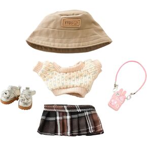 مجموعة ملابس دمية 17 سم (بدون دمية) ، 3 قطع ملابس ملابس لثلاثي دلصة الدمية 6.7 بوصة ، وملحقات الأزياء أنيقة وملحق in Kuwait