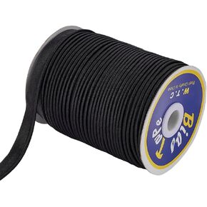 FREEBLOSS 72 Yards Black Piping Bias Tape Piping Trim with Welting Cord Bias Binding Tape Seam Binding Tape for Sewing 1.3cm Wide Sewing Bias Tape