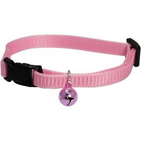Red Cat Collar. Safety Release Buckle.! Free Bell. Adjustable Collar 1 Size Fits All Cats.