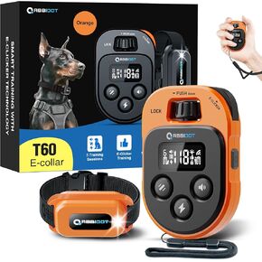 ABBIDOT Dog Training Collar with Remote, 4100Ft, 178 Levels, 5 Modes, Waterproof, Fits 5-120lbs Small, Medium, Large Dogs, T60 Old Version