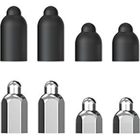 Jugbow 2 Sets of Long & Short Silicone Caps and Metal Prongs for DT68 Dog Training Collar