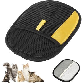 2025 Thickened Strong Pet Hair Removal Glove for Cats & Dogs, Electrostatic Gloves for Pet Grooming, Reusable Quick De-Shedding Gloves for Couch, Clothing, Carpet, Furniture, Car Seats (1pc)