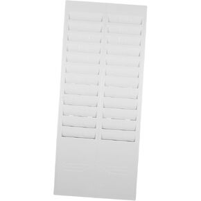 Sturdy Pp Material Wall-Mounted Time Cardholder Slots Attendance Cards Rack Warehouse Supplies Card Holder for Office Factory and Home Random Color