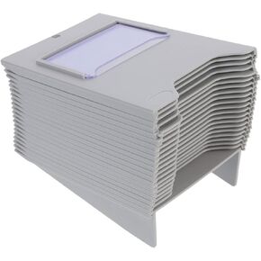 Rack Warehouse Material Card Rack Hanging Holder for Warehouse Label Cards Information Manager Shelf Multi-use Organizer for Offices Classrooms and Kitchens