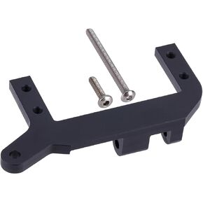 TRX4 Servo on Axle Mount, CNC 7075 Aluminum 4-Link Suspension Kit for Traxxas TRX4, 1/10 RC Crawler Upgrade (Black)