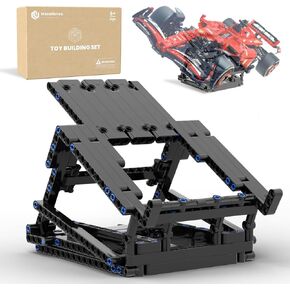 Display Stand for Lego Technic SF-24 F1 Model 42207, Showcase Stand for Technic Cars 1:8 1:10 1:12 Scale 42096 42154 42176 42156 42111 42115 and More, for Car Fans, Adults and Kids Ages 6+