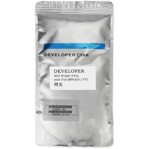 650g CMYK C651 Developer Compatible with Pro C751 C651EX C751EX C7100 C7100X C7100S C7100SX C9100 C9110 Laser Printers(Y)