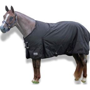 Jeffers Romper Stomper 1680 Denier Heavyweight Waterproof Turnout Blanket, 360g Polyfill, Standard Neck, Brown, 87" | Horse Blanket for Winter with Adjustable Buckle Closure - Breathable Equine Gear