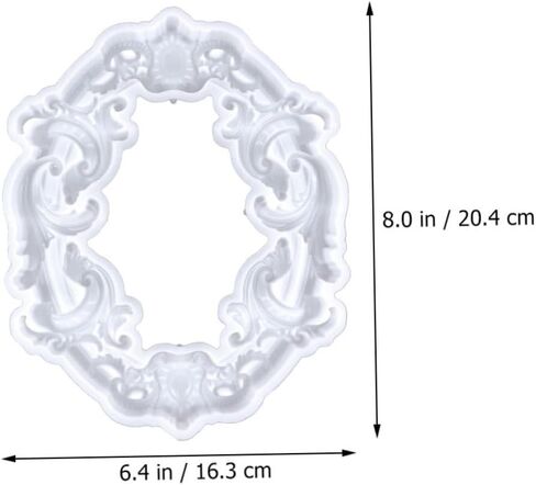 HOMSFOU Photo Frame Making Supplies Silicone Frame Molds DIY Crafts Material Resin Craft Mold Practical in Saudi Arabia