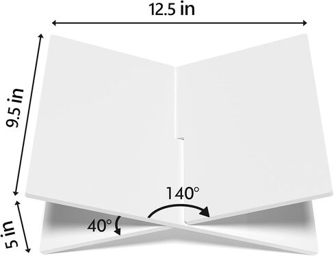 حامل أكريليك كبير ، 12.5 "× 9.5" × 5 "، حامل القرآن ، مكتبة مفتوحة مفتوحة للعرض والقراءة ، كتاب طبخ ، كتاب فني ، الكتاب المقدس ، المجلة ، الوصفة ، منزل القهوة المطبخ المنزلي in Kuwait