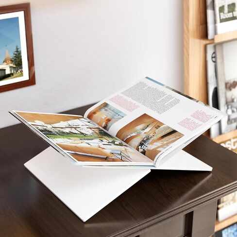 حامل أكريليك كبير ، 12.5 "× 9.5" × 5 "، حامل القرآن ، مكتبة مفتوحة مفتوحة للعرض والقراءة ، كتاب طبخ ، كتاب فني ، الكتاب المقدس ، المجلة ، الوصفة ، منزل القهوة المطبخ المنزلي in Kuwait