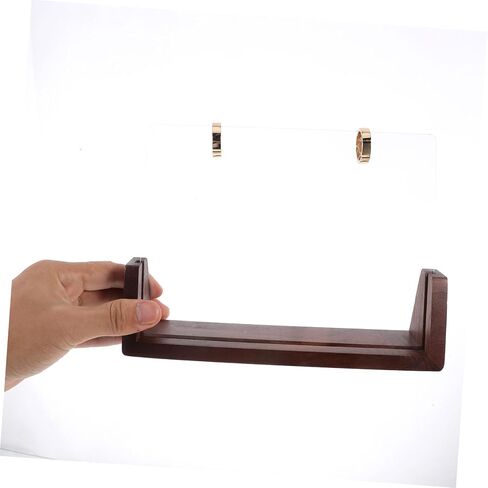 مجموعة واحدة من قاعدة تقويم خشبية أنيقة مع دوائر معدنية Flip Flip Stand for Desk Setup Setup Design Actor Synglis in Saudi Arabia