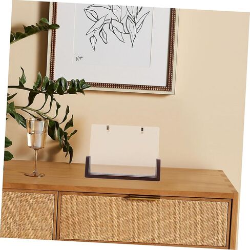 مجموعة واحدة من قاعدة تقويم خشبية أنيقة مع دوائر معدنية Flip Flip Stand for Desk Setup Setup Design Actor Synglis in Saudi Arabia