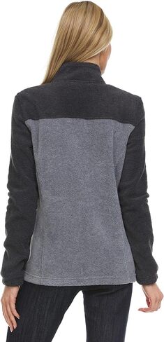 Swiss Alps Womens Full Zip Polar Fleece Jacket with Pockets, Navy, S in Saudi Arabia