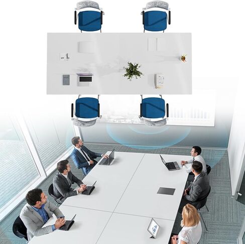 Conference Table White,Folding Rectangular Flip Top Conference Room Tables with Wheels for Large Meeting Seminar Home Office Classr (2, 55.1in) in Saudi Arabia