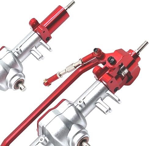 RC CAR ترقية أجزاء مجموعات ملحقات احتياطية ، مجموعة محور أمامي وخلفي ، إكسسوارات التعديل التحديثي لـ MN128 MN86 MN86S ، Argent و Red in Kuwait