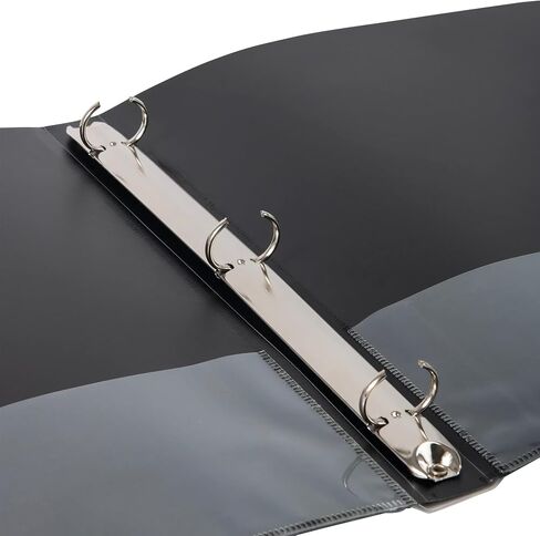 (50 Pack) 1 Inch Binders 3 Ring Hardcover Binders in Bulk with Clear View Cover, Pockets for Classroom, Office, Portfolios | Bulk School, Teacher, Office Supplies (Black & White Mix Pack) in Saudi Arabia