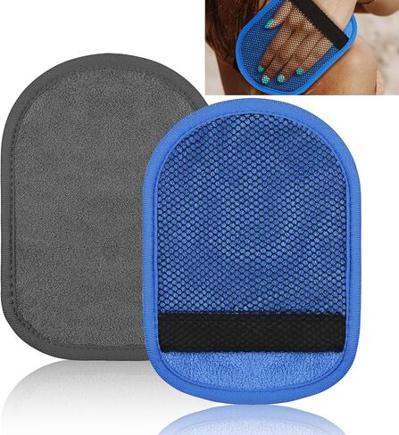 2 PCS Sand Remover for Beach, Soft Wipe Off Mitts for Sand Removal, Ideal for Beach, Volleyball, Surf in Saudi Arabia