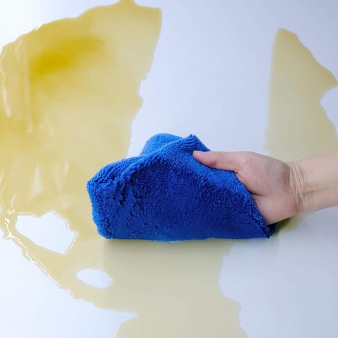 Microfiber Cleaning Towels, Set of 24, for House, Office & Auto, Dark Grey & Dark Blue (16" x 16") in Saudi Arabia
