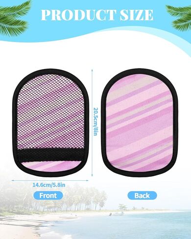 2 PCS Sand Remover for Beach, Soft Wipe Off Mitts for Sand Removal, Ideal for Beach, Volleyball, Surf in Saudi Arabia