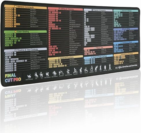 Music Theory Cheat Sheet Mousepad, Piano Shortcuts for Beginners,Music Theory Large Size Desk Mat, Musical Cheat Sheet Mouse Pad, Chords, Musical,Scale, Circle of Fifths, Studio, Sight Reading Chart in Kuwait
