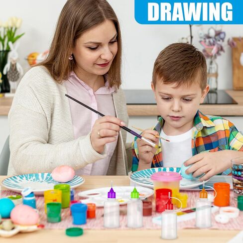 40 Pcs Glue Applicator Bottles 30ML/ 1OZ 10 Colors Precision Needle Tip Squeeze Bottle Fine Head Mini Funnel Painting Accessories for DIY Paint Paper Quilling Craft Glue Ink Liquid Acrylic Party Class in Saudi Arabia