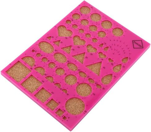 مجموعات أدوات الورق الحرفية (4 ألوان اختيارية) مع لوحة قالب Cork + Tweezer + Needles + أدوات القلم المقطوعة (Rose Red) in Saudi Arabia
