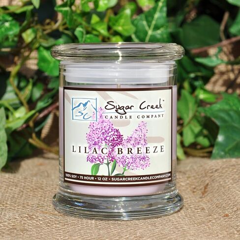 Lilac Breeze -100% Soy Wax Candle. Soy Candles Burn Cleaner ~ Longer ~ Non-Toxic ~ The Original 100% Yinzer Made in USA. Gift for Any Occasion in Saudi Arabia