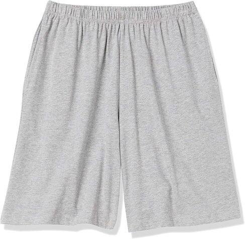 AmeriMark Women’s Shorts - Full Elastic Waist Athletic Bermuda Shorts - Ladies 100% Cotton Pull-On Golf Shorts with Pockets White 2X in Saudi Arabia