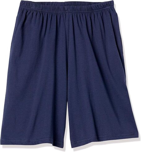 AmeriMark Women’s Shorts - Full Elastic Waist Athletic Bermuda Shorts - Ladies 100% Cotton Pull-On Golf Shorts with Pockets White 2X in Saudi Arabia