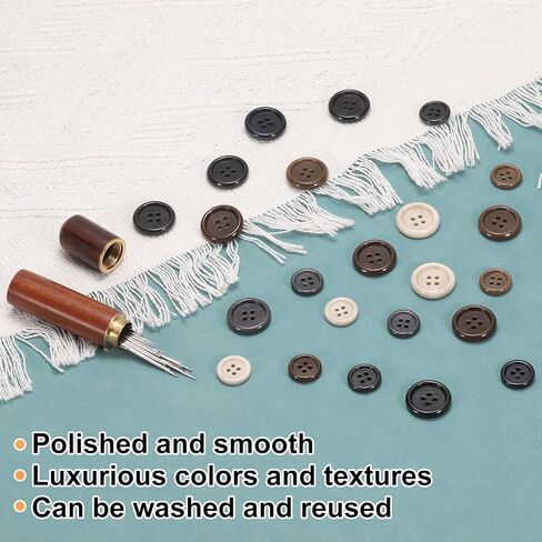 Harfington 16pcs بدلة أزرار 20/15 ملم الزر جولة الخياطة الحرفية للسترات للسترات للسترات للملحقات DIY ، البحرية الأزرق in Kuwait