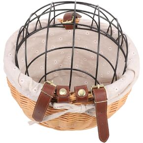 UPKOCH Front Storage Carrier for Pets Removable Bike Basket Bag Durable Wear Resistant Design Easy Installation for Cycling with Dogs and Cats Capacity for Food and Supplies