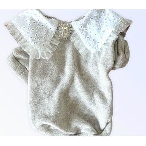 Princess Pearl Charm Collar Small
