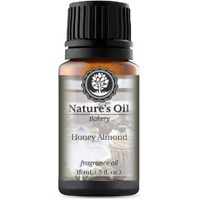 Honey Almond Fragrance Oil (15ml) for Diffusers, Soap Making, Candles, Lotion, Home Scents, Linen Spray, Bath Bombs, Slime