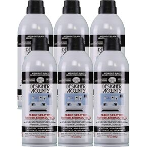 Designer Accents Fabric Paint Spray Dye Black (3)