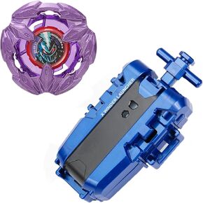 Gyro X Set with Lance Knight Right Spinning Top and X String Launcher, Defense Type Blade Starter Pack, Great Toy Gift for Boy Kid 6+