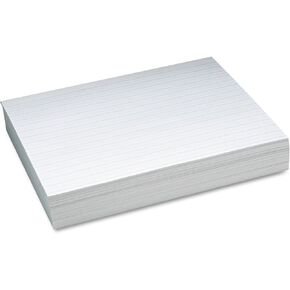 Pacon 2623 Alternate Dotted 1/2-Inch Ruled Newsprint Paper, 11 x 8-1/2, White, 500 Sheets/Pack
