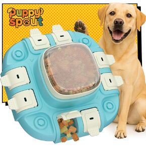 Dog Puzzle Toy - Dog Puzzle Feeder for Healthy Eating, IQ Training, Brain Stimulation - 2 Difficulty Levels Enrichment Toy for Dogs to Keep Them Busy